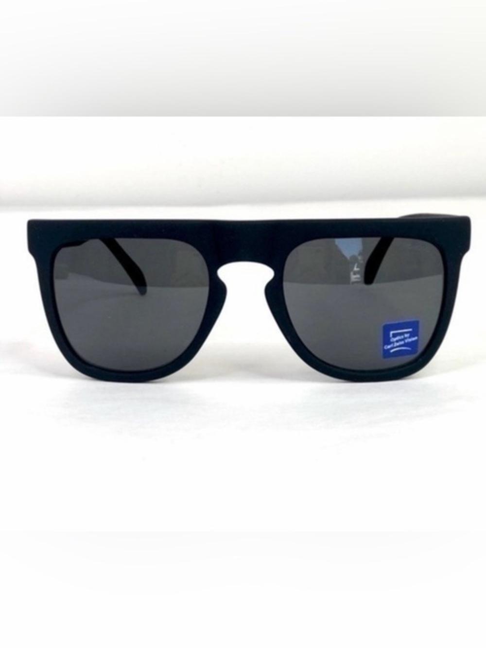 KOMONO Bennet Black Rubber Sunglasses NEW flat brow